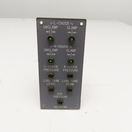Okuma E5415-019-308 Lighted Indicator Machine Status Display Board