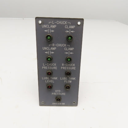 Okuma E5415-019-308 Lighted Indicator Machine Status Display Board