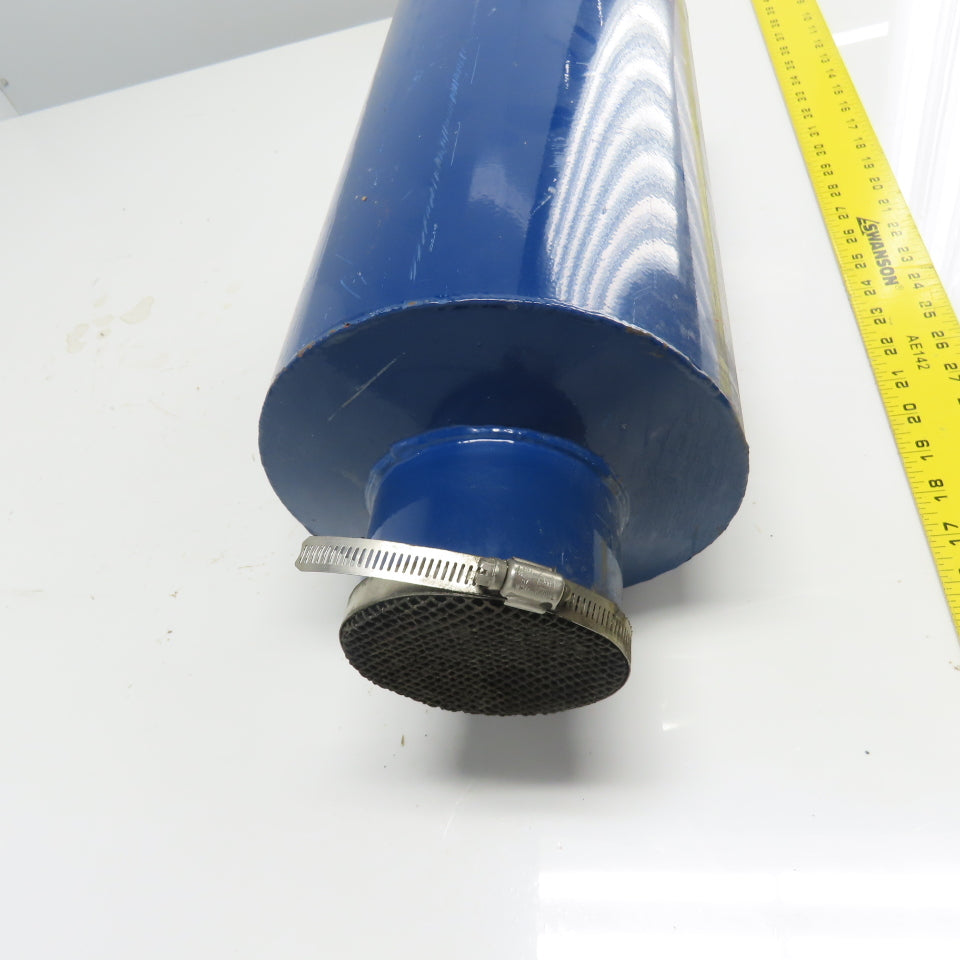 Muffler Silencer 21" OAL 4" Inlet/Outlet