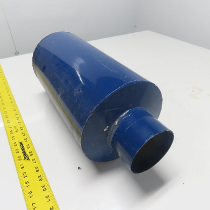 Muffler Silencer 21" OAL 4" Inlet/Outlet