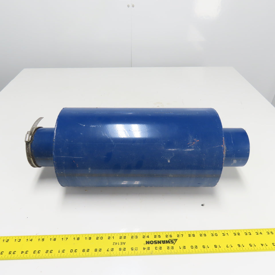 Muffler Silencer 21" OAL 4" Inlet/Outlet