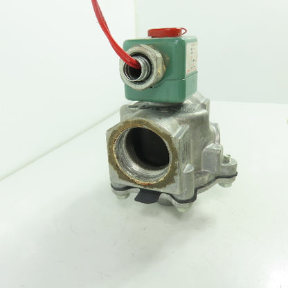 Asco 8215C073 Red-Hat 1-1/2" Solenoid Gas Valve 25PSI 50/60Hz 120V Coil