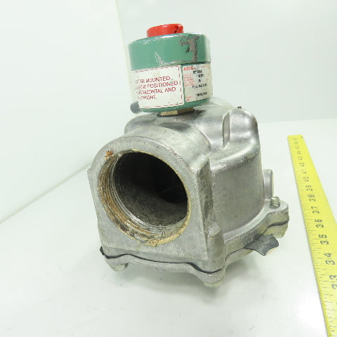 Asco 8215C083 Red-Hat 2" Solenoid Gas Valve 25PSI 50/60Hz 120V Coil