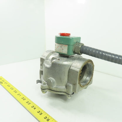 Asco 8215C083 Red-Hat 2" Solenoid Gas Valve 25PSI 50/60Hz 120V Coil