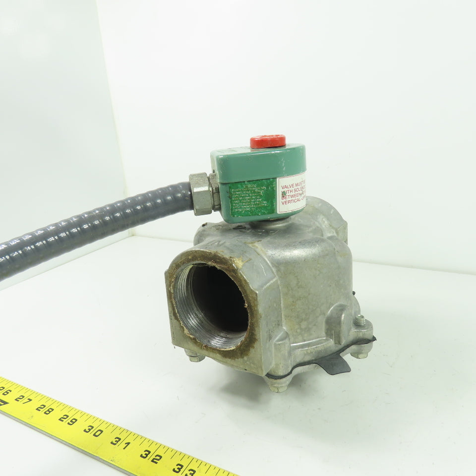 Asco 8215C083 Red-Hat 2" Solenoid Gas Valve 25PSI 50/60Hz 120V Coil
