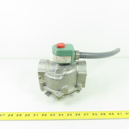 Asco 8215C083 Red-Hat 2" Solenoid Gas Valve 25PSI 50/60Hz 120V Coil
