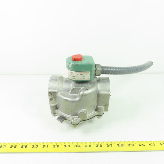 Asco 8215C083 Red-Hat 2" Solenoid Gas Valve 25PSI 50/60Hz 120V Coil