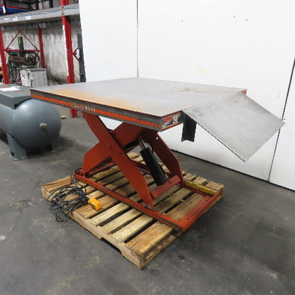 Presto XL36-20 2000LB 48" x 48" Scissor Lift Table 115V 1PH 7" To 43" H