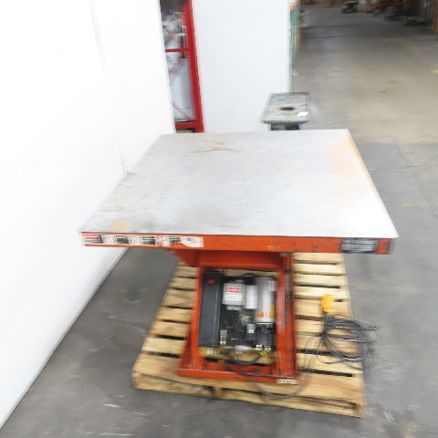 Presto XL36-20 2000LB 48" x 48" Scissor Lift Table 115V 1PH 7" To 43" H
