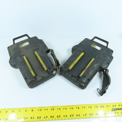 Fanuc A05B A20B-2000-0590 Robot Teach Pendant (Bad Overlay Parts/Repair Lot Of 2