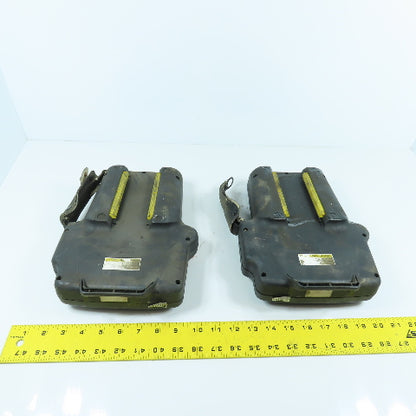 Fanuc A05B A20B-2000-0590 Robot Teach Pendant (Bad Overlay Parts/Repair Lot Of 2