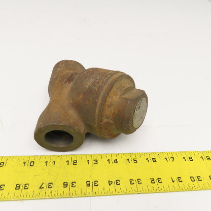 Rockwell Edward Figure F3674 1" Butt Socket Weld Steel Check Valve 4200CWP