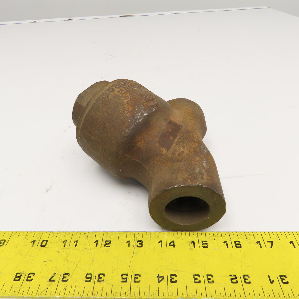 Rockwell Edward Figure F3674 1" Butt Socket Weld Steel Check Valve 4200CWP