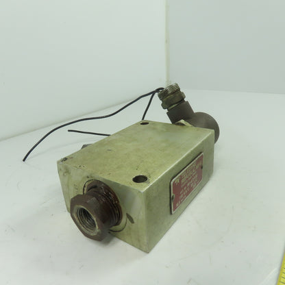 Teledyne 961-A 3/4 D2 110VAC Solenoid Valve 60Cyc 1500PSI 16.5W