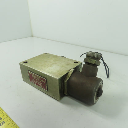 Teledyne 961-A 3/4 D2 110VAC Solenoid Valve 60Cyc 1500PSI 16.5W