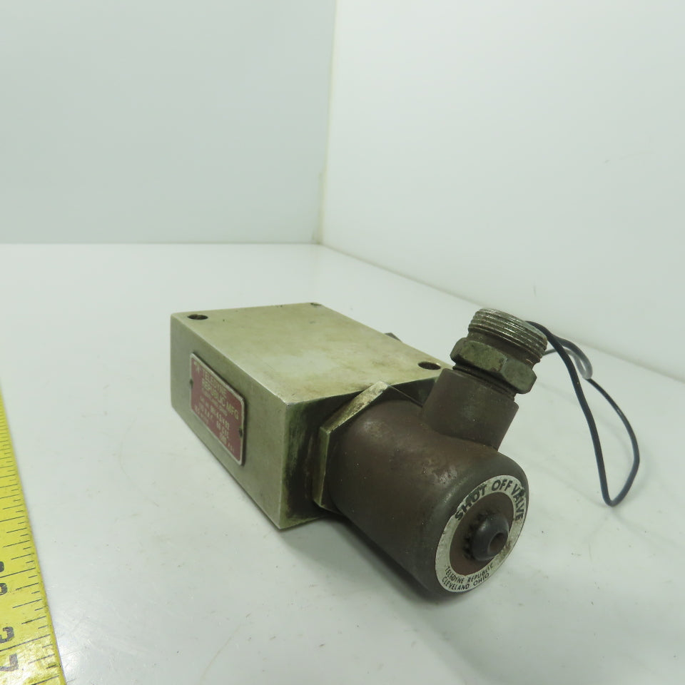 Teledyne 961-A 3/4 D2 110VAC Solenoid Valve 60Cyc 1500PSI 16.5W