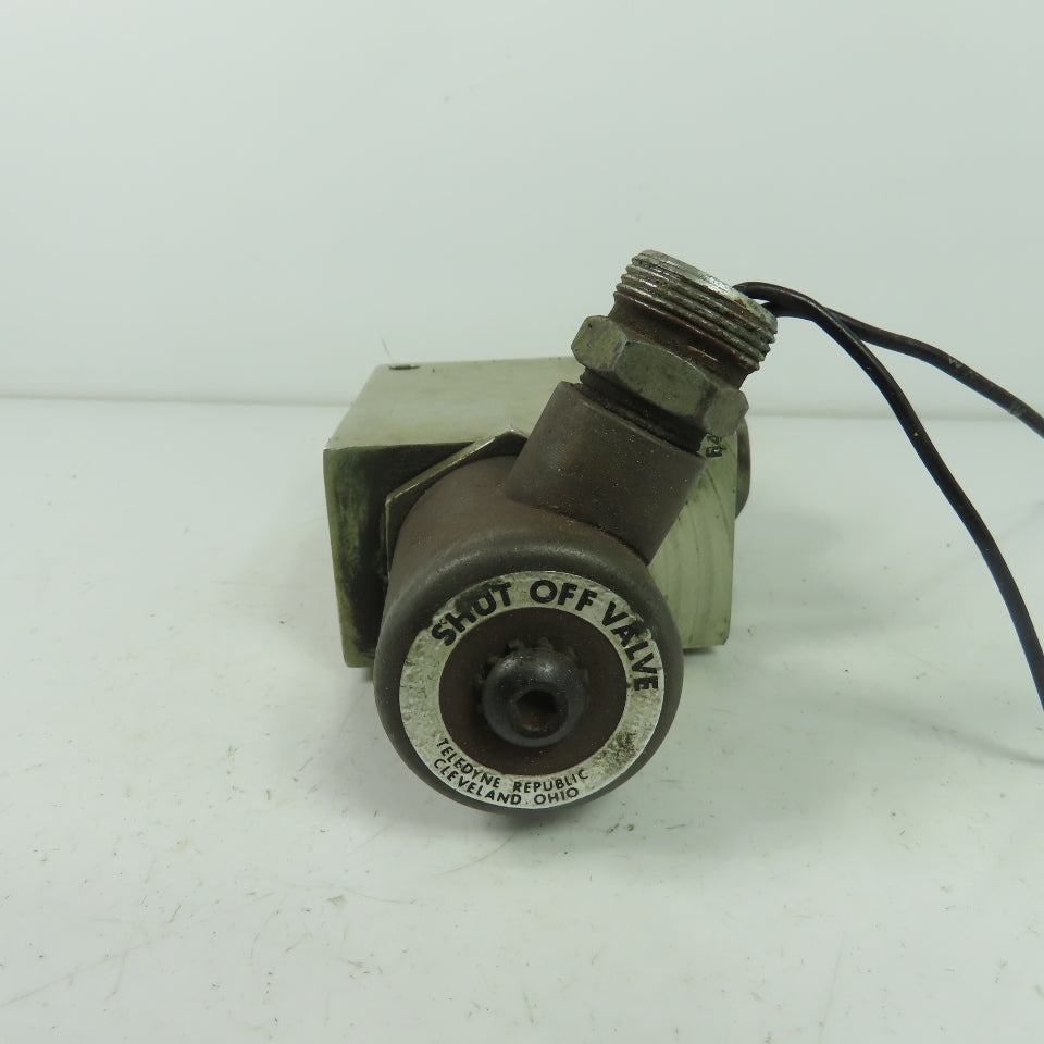 Teledyne 961-A 3/4 D2 110VAC Solenoid Valve 60Cyc 1500PSI 16.5W