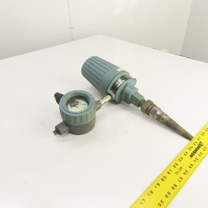 Foxboro RTT10-AQFLS003 Temperature Transmitter Thermocouple W/Gauge 30-130° 30V