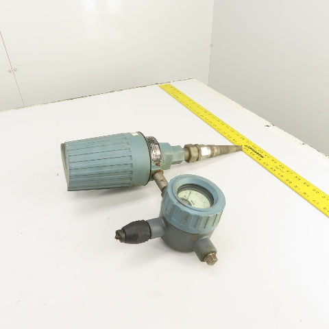 Foxboro RTT10-AQFLS003 Temperature Transmitter Thermocouple W/Gauge 30-130° 30V