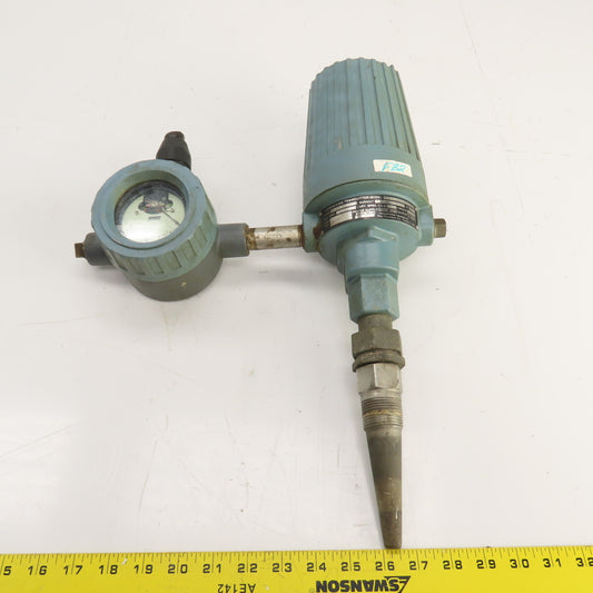 Foxboro RTT10-AQFLS003 Temperature Transmitter Thermocouple W/Gauge 30-130° 30V