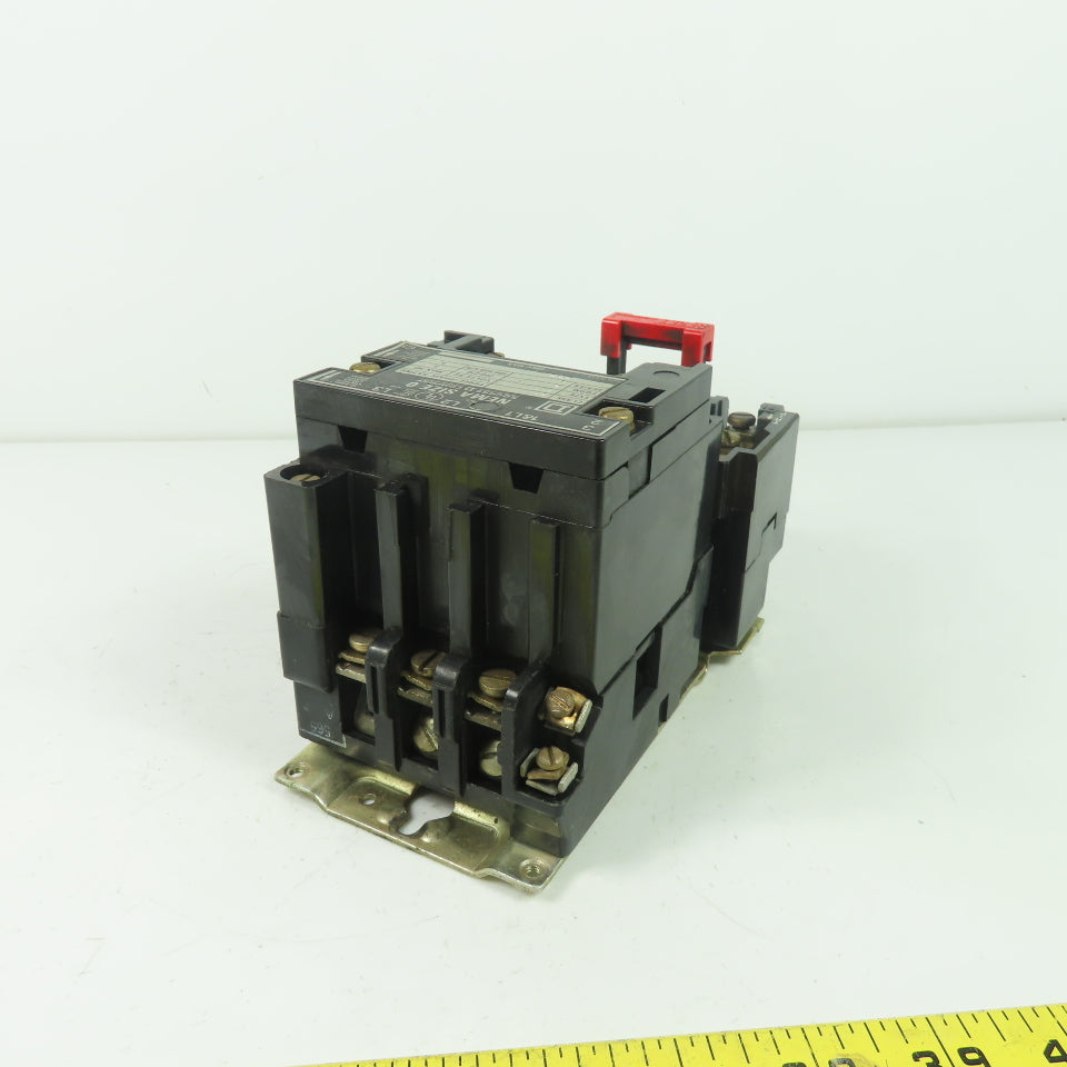 Square D 85366 SBG2 Nema Size 0 Motor Starter Contactor 600V 5HP 120V Coil