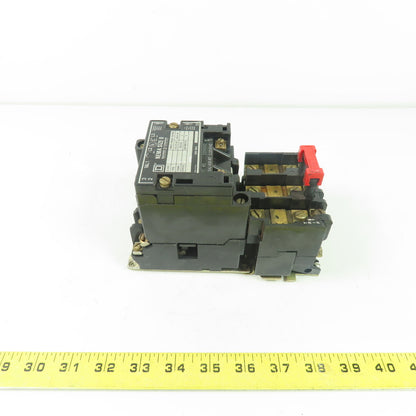 Square D 85366 SBG2 Nema Size 0 Motor Starter Contactor 600V 5HP 120V Coil