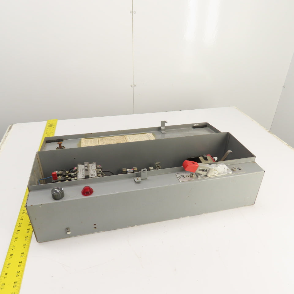 Westinghouse A204S1AAABLT Size 1 Fusible Combination Motor Starter 10HP 120V Coi