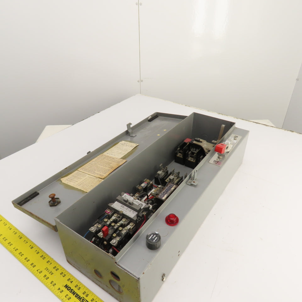 Westinghouse A204S1AAABLT Size 1 Fusible Combination Motor Starter 10HP 120V Coi