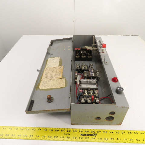 Westinghouse A204S1AAABLT Size 1 Fusible Combination Motor Starter 10HP 120V Coi
