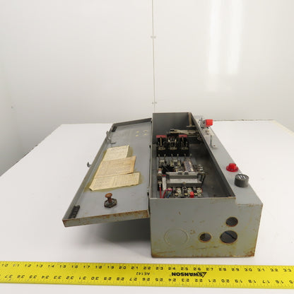 Westinghouse A204S1AAABLT Size 1 Fusible Combination Motor Starter 10HP 120V Coi