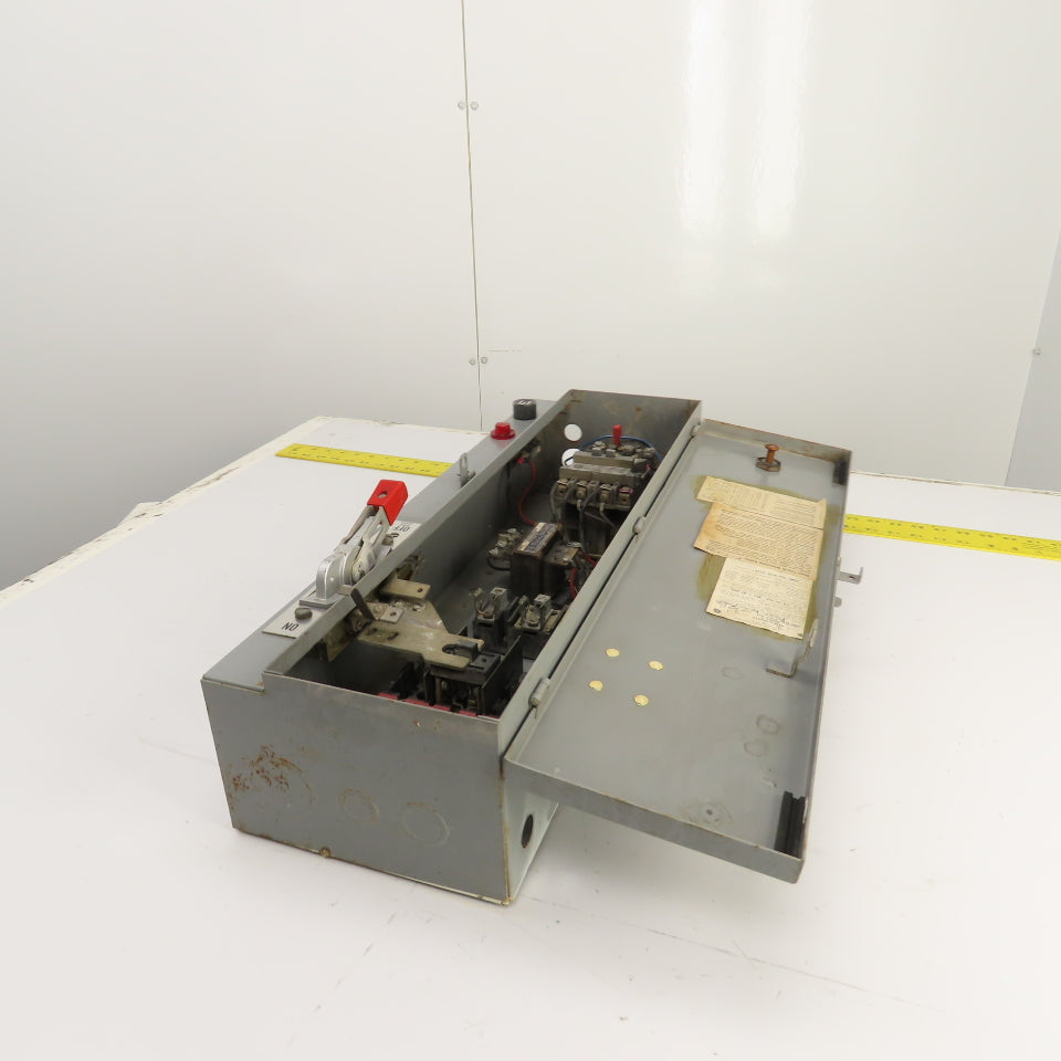 Westinghouse A204S1AAABLT Size 1 Fusible Combination Motor Starter 10HP 120V Coi