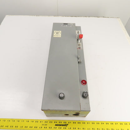 Westinghouse A204S1AAABLT Size 1 Fusible Combination Motor Starter 10HP 120V Coi
