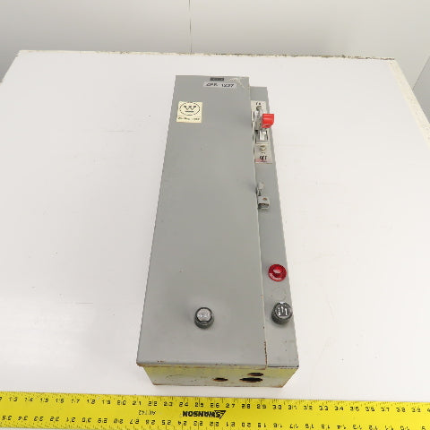 Westinghouse A204S1AAABLT Size 1 Fusible Combination Motor Starter 10HP 120V Coi