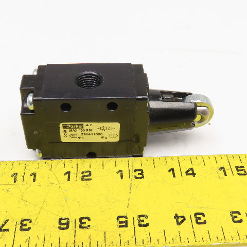 Parker 524A11000 3/2 Position Cam Roller Pneumatic Limit Switch Valve