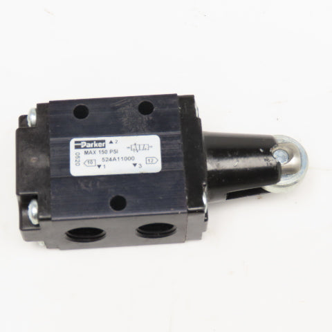 Parker 524A11000 3/2 Position Cam Roller Pneumatic Limit Switch Valve