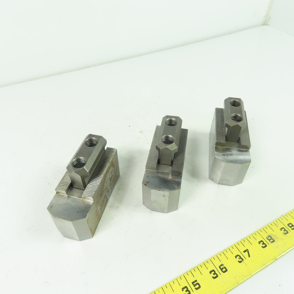 79mm" L x 34mm" W x 40mm H Lathe Chuck Jaw Set Of 3