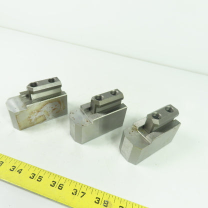 79mm" L x 34mm" W x 40mm H Lathe Chuck Jaw Set Of 3