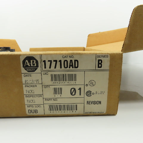 Allen Bradley 1771-OAD Ser B 12 To 120VAC Output Module (Very Clean W/ Box)