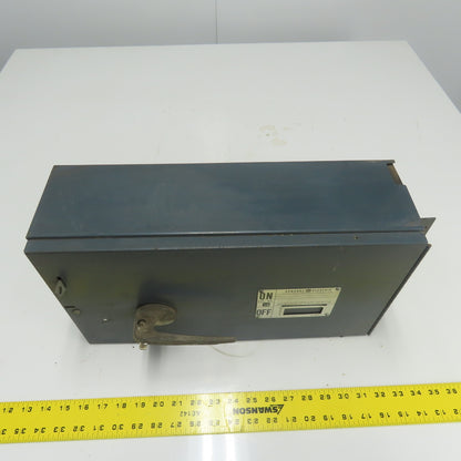 General Electric QMR364 200A Fusible Interrupter Panelboard Switch 3-Pole 600VAC