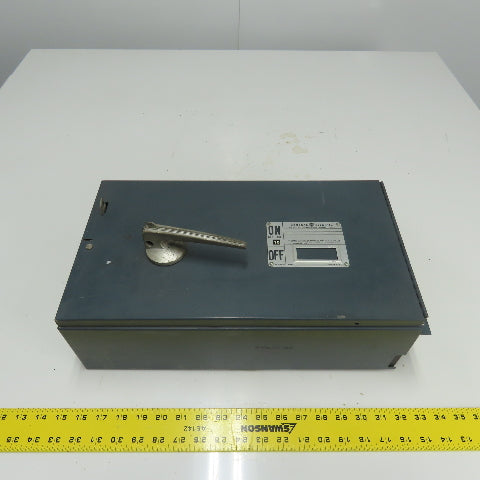 General Electric QMR364 200A Fusible Interrupter Panelboard Switch 3-Pole 600VAC