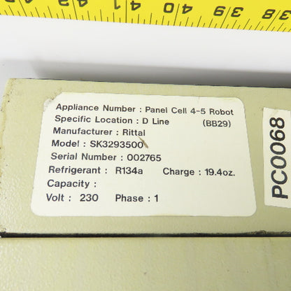 Rittal SK 3293500 Panel Wall Mount Electrical Enclosure Cooling Unit 230V 1Ph