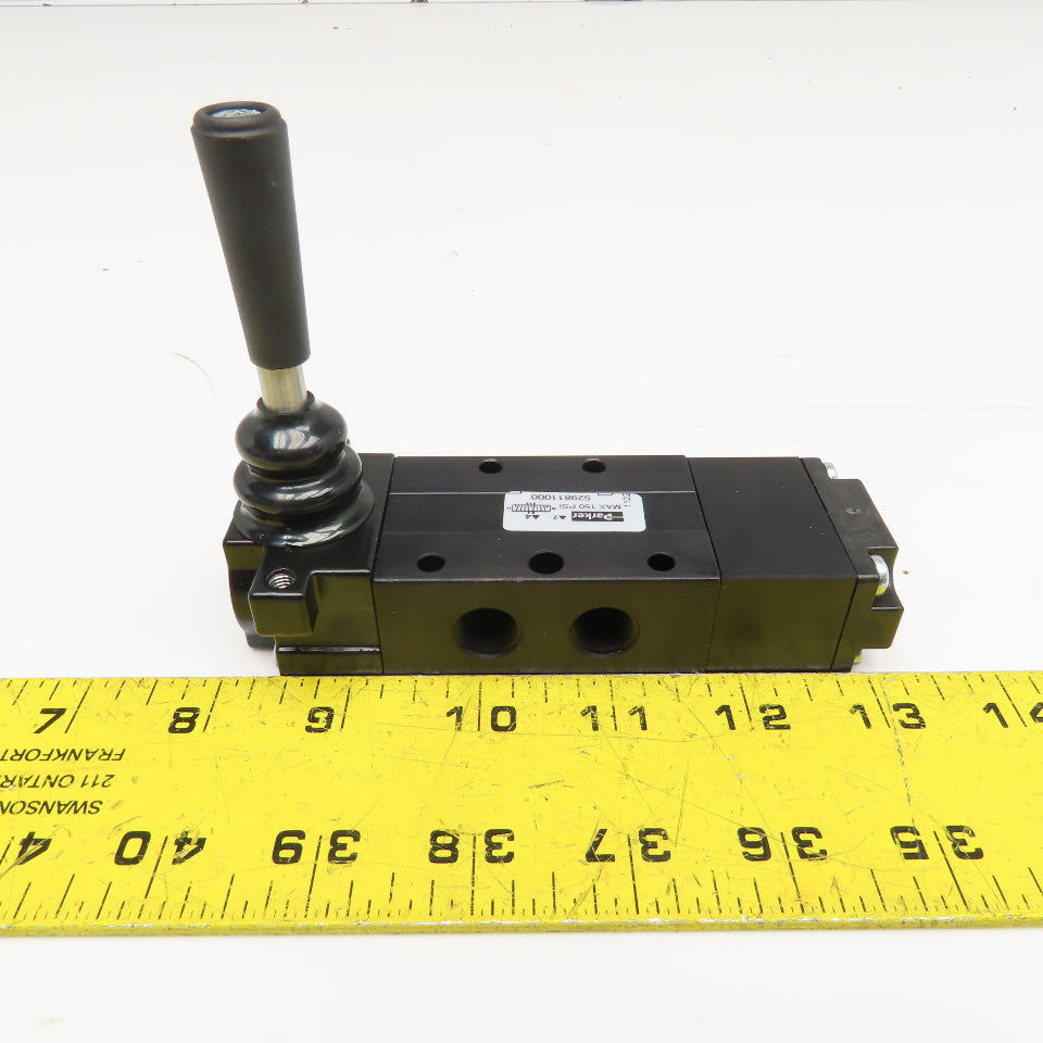 Parker 529811000 5/3 Position Manual Pneumatic Directional Spool Valve 1/4" NPT