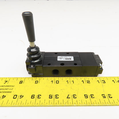 Parker 529811000 5/3 Position Manual Pneumatic Directional Spool Valve 1/4" NPT