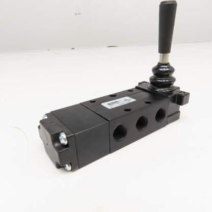 Parker 529811000 5/3 Position Manual Pneumatic Directional Spool Valve 1/4" NPT