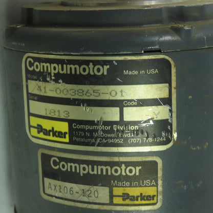 Parker Compumotor 41-003865-01 Servo Motor Code Y