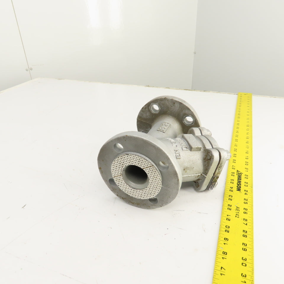 Schmutzfanger 020106G 103100156 1-1/2" Flanged Inline Dirt Grease Trap EN JS1049