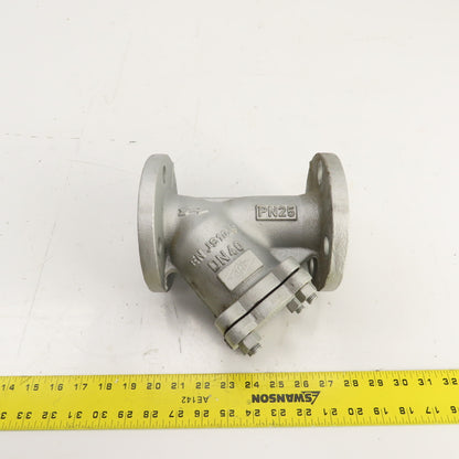 Schmutzfanger 020106G 103100156 1-1/2" Flanged Inline Dirt Grease Trap EN JS1049