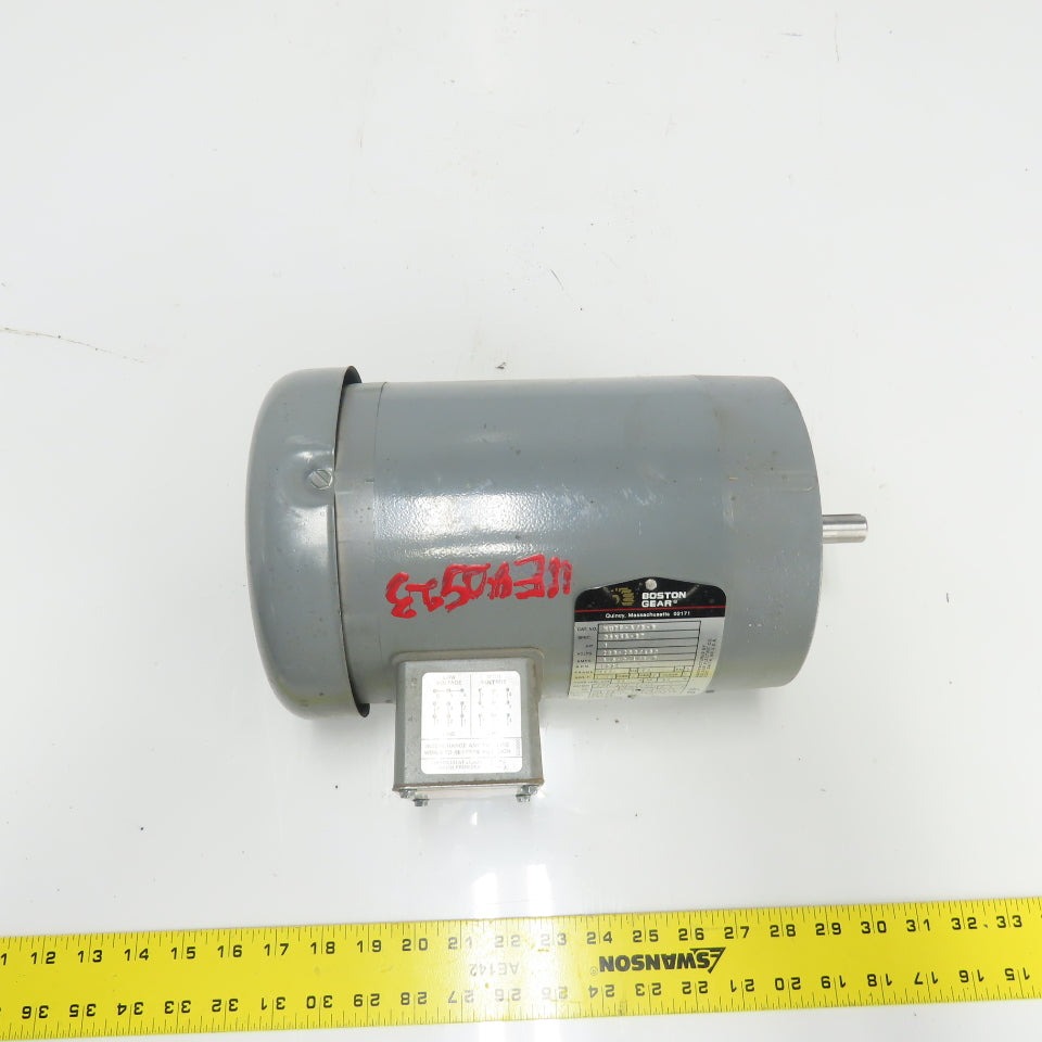 Boston Gear HUTF-5/8-B 1HP 3Ph Electric Motor 230460V 56C Frame 1775RPM