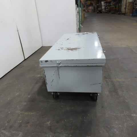 54" x 24" x 16" Industrial Job Tool Storage Box On Casters