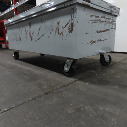 54" x 24" x 16" Industrial Job Tool Storage Box On Casters